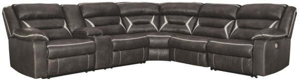 Kincord Signature Design by Ashley 4-Piece Power Reclining Sectional