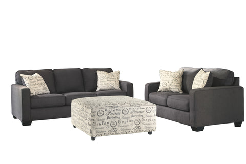 Alenya Signature Design 3-Piece Living Room Set with Ottoman
