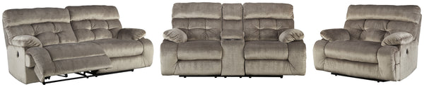 Brassville Ashley Contemporary Power Reclining 3-Piece Living Room Set