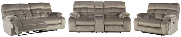 Brassville Ashley Contemporary 3-Piece Living Room Set