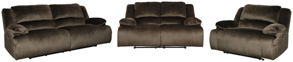 Clonmel Signature Design Contemporary Power Reclining 3-Piece Living Room Set