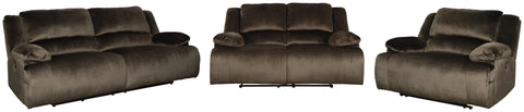 Clonmel Signature Design Contemporary Power Reclining 3-Piece Living Room Set