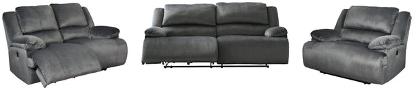 Clonmel Signature Design Contemporary Power Reclining 3-Piece Living Room Set