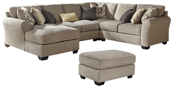 Pantomine Benchcraft 5-Piece Living Room Set with Sectional