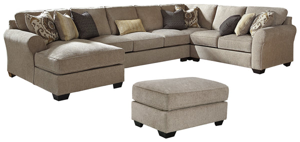 Pantomine Benchcraft 5-Piece Living Room Set with Sectional
