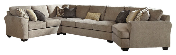 Pantomine Benchcraft 4-Piece Sectional with Cuddler