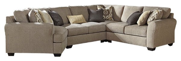 Pantomine Benchcraft 4-Piece Sectional with Cuddler