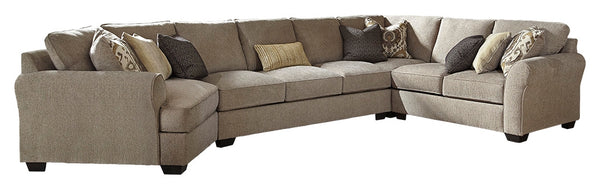 Pantomine Benchcraft 4-Piece Sectional with Cuddler