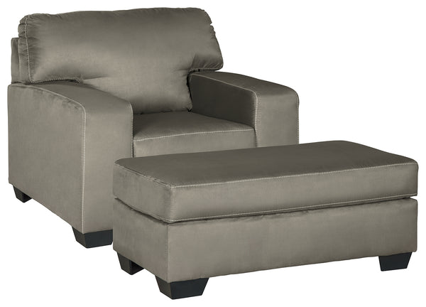 Kanosh Ashley 2-Piece Chair with Ottoman