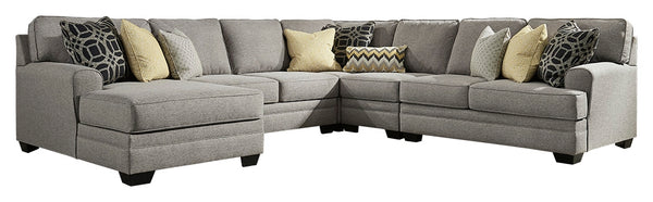 Cresson Benchcraft 5-Piece Sectional with Chaise