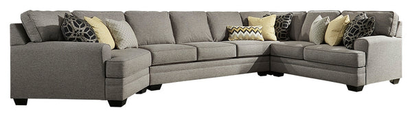 Cresson Benchcraft 4-Piece Sectional with Cuddler