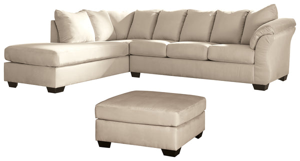 Darcy Signature Design 3-Piece Living Room Set with Oversized Ottoman