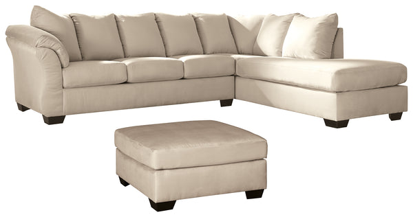 Darcy Signature Design 3-Piece Living Room Set with Oversized Ottoman