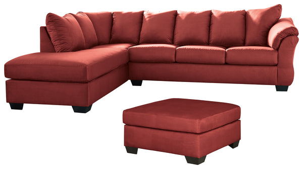 Darcy Signature Design 3-Piece Living Room Set with Oversized Ottoman