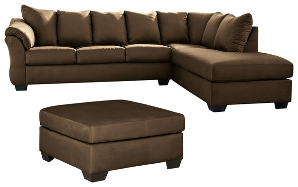 Darcy Signature Design 3-Piece Living Room Set with Oversized Ottoman