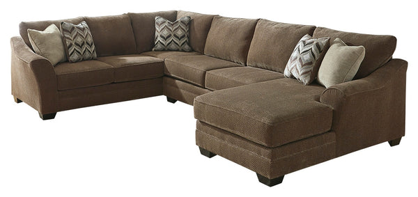 Justyna Benchcraft 3-Piece Sectional with Chaise