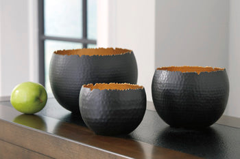 Claudine Signature Design by Ashley Table Top Accessories Set of 3