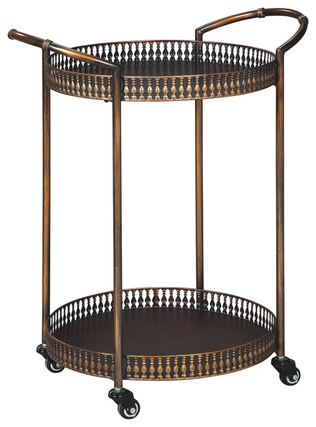 Clarkburn Signature Design by Ashley Bar Cart