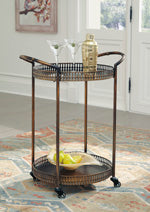 Clarkburn Signature Design by Ashley Bar Cart