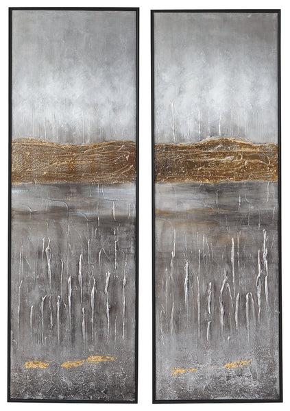 Aniyah Signature Design by Ashley Wall Art Set of 2