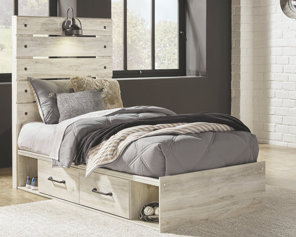 Signature Design by Ashley Cambeck Twin Panel Bed with 2 Storage Drawers
