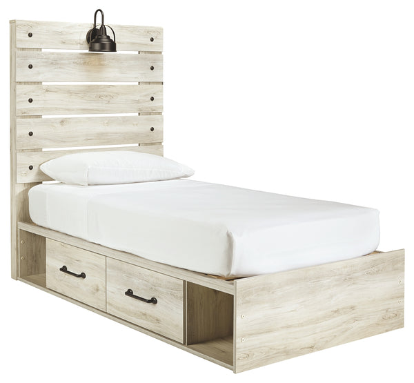 Signature Design by Ashley Cambeck Twin Panel Bed with 2 Storage Drawers