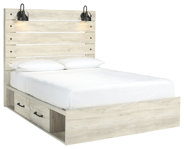Signature Design by Ashley Cambeck Panel Bed with 2 Storage Drawers