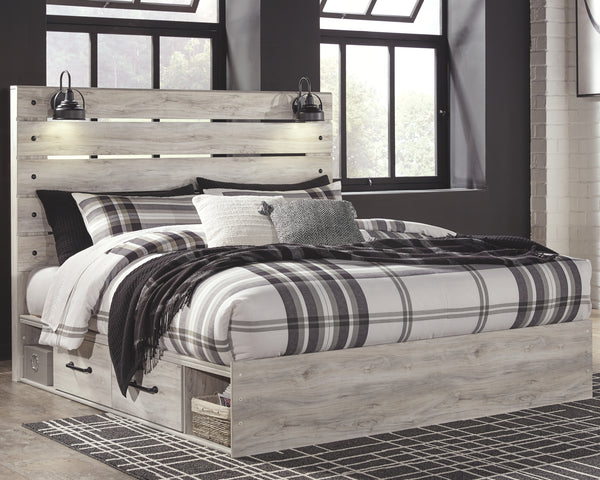 Signature Design by Ashley Cambeck King Panel Bed with 4 Storage Drawers
