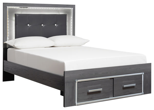 Signature Design by Ashley Lodanna Full Panel Bed with 2 Storage Drawers