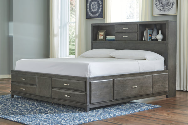 Signature Design by Ashley Caitbrook Queen Storage Bed with 8 Drawers