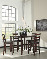Coviar Signature Design by Ashley Counter Height Table Set of 5