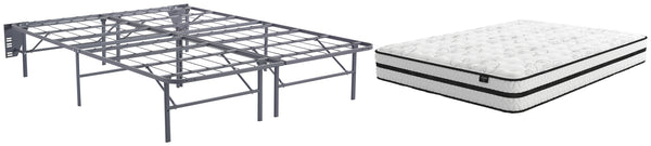 Chime 10 Inch Hybrid Sierra Sleep 2-Piece Mattress Set with Foundation