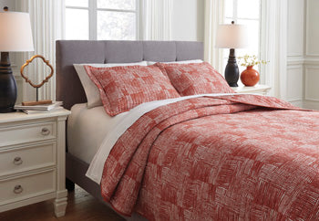 Jabesh Signature Design by Ashley Quilt Set King