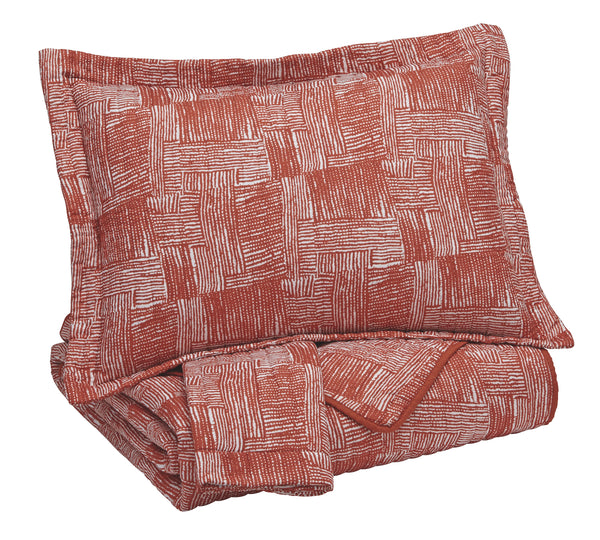 Jabesh Signature Design by Ashley Quilt Set King