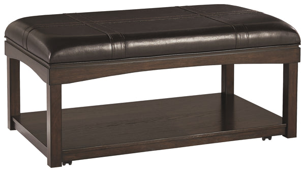 Haddigan Signature Design by Ashley Cocktail Table Ottoman