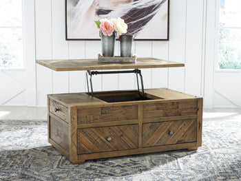 Grindleburg Signature Design by Ashley Cocktail Table Lift